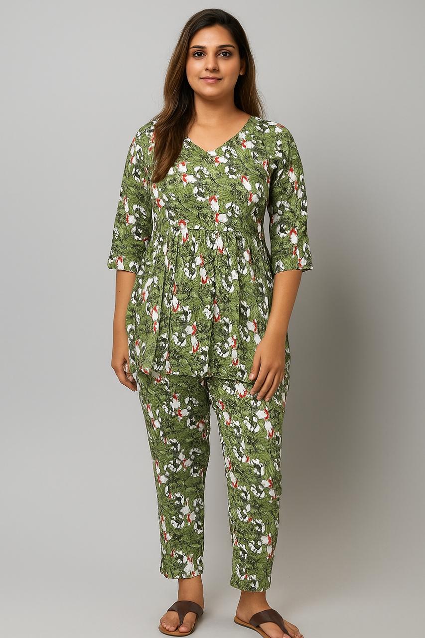 Women's floral print co-ord set