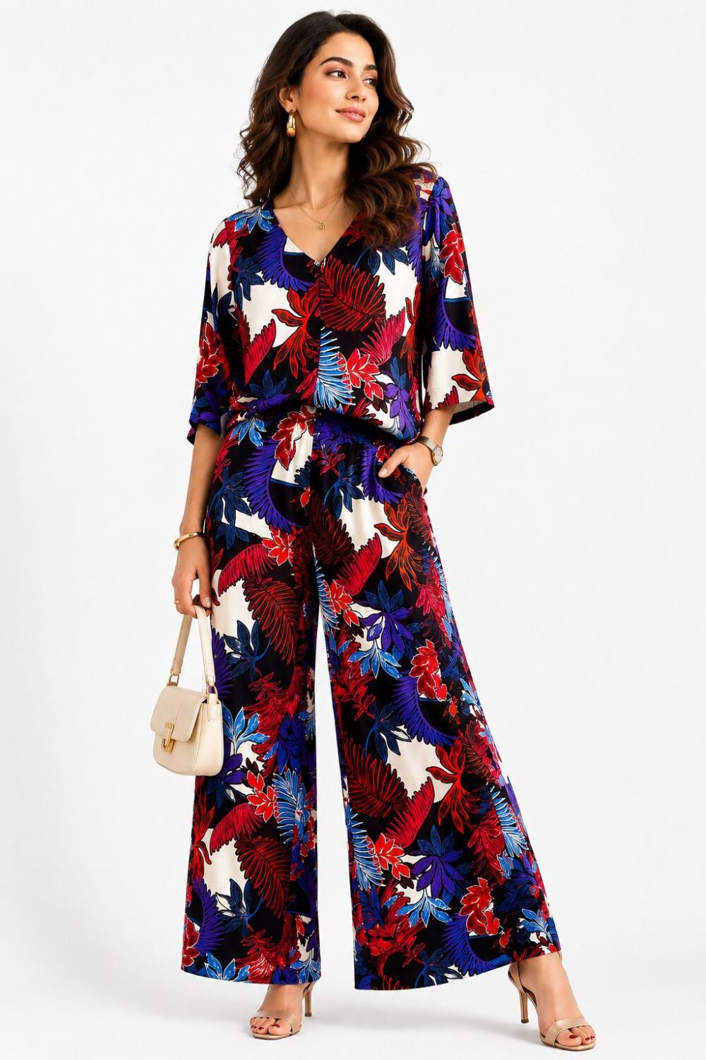 Vibrant Tropical Print Co-ord Set
